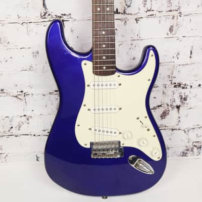Fender Squier Strat Affinity Series Blue Electric Guitar image 2