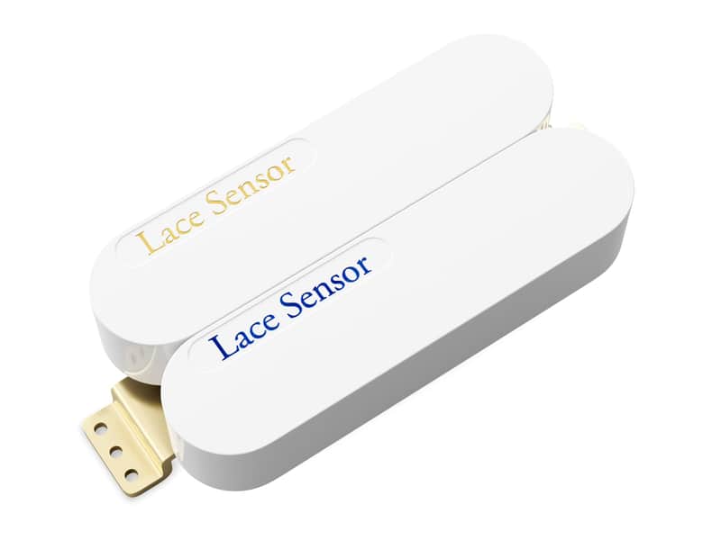 LACE Sensor Dually Humbucker (Blue/Gold) - White image 1