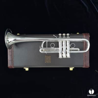 Bach Stradivarius C 180SL- 229 Chicago large lightweight trumpet case mouthpiece gamonbrass image 7