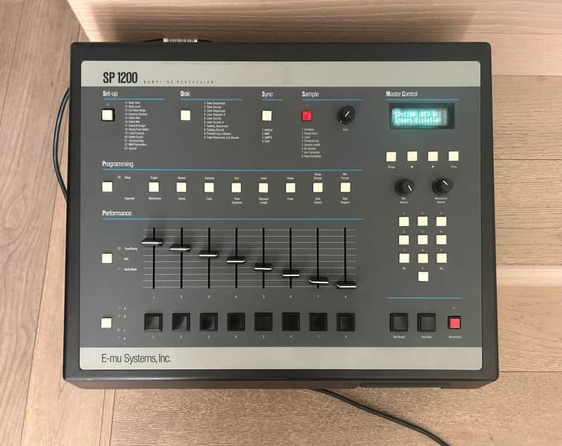 E-MU Systems SP-1200 8-Voice Drum Sampler 1987 - 1996 - Black image 1