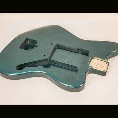 Guitar Mill Jazz-Style Body / Swamp Ash / 3 lbs. 11 oz. / Nitrocellulose 'Sherwood Green'/ Light Relic (#GIN-4137) image 2