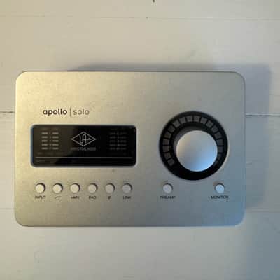 Universal Audio Apollo Solo Heritage Edition Thunderbolt 3 Audio Interface 2020 - Present - Silver image 4