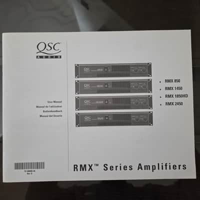 QSC RMX2450 2400-Watt Professional Power Amp - Black image 8