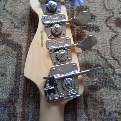 Fender Precision Bass 2001 - Fiesta Red over Sunburst image 18