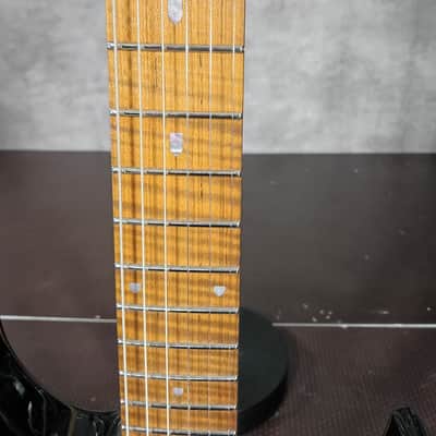 Ernie Ball Music Man John Petrucci Signature JP15-6 2026 - Green Tiger Eye Flame 6.9 pounds image 8