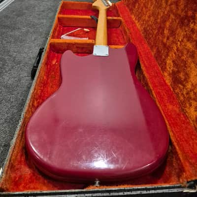 Fender Mustang Guitar with Rosewood Fretboard 1964 - 1969 - Dakota Red image 6