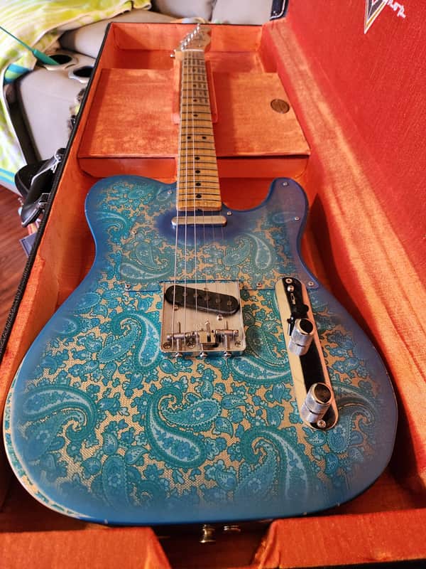 Fender Custom Shop Brad Paisley Signature "Lost Paisley" '67 Telecaster Reissue Relic 2026 - Blue Paisley