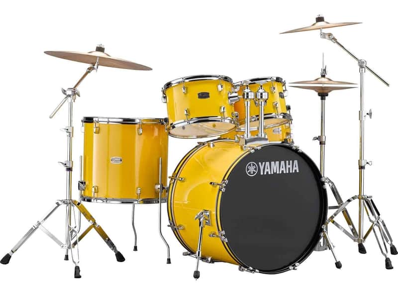 Rydeen 5-Piece Shell Pack - 22 inch Bass Drum Mellow Yellow image 1