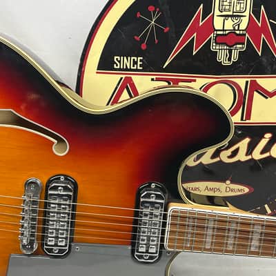 Welson 1960s DS2 Vintage Hollow Body Electric Guitar image 3
