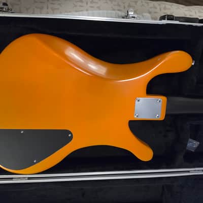 Moses graphite Seymour Duncan Basslines ABM Hipshot Lefty fretless bass 2000s - Yellow image 5
