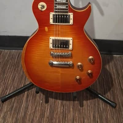 Vintage V100MR-CS Icon Series Single Cut 2010s - Distressed Cherry Sunburst image 1