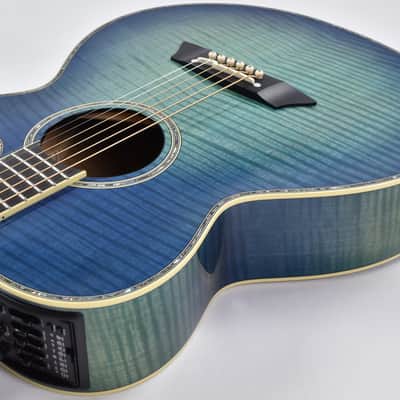 Takamine LTD 2016 Decoy Limited Edition Acoustic Guitar in Green Blue Burst! image 5