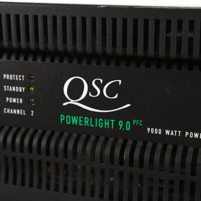 QSC PowerLight 9.0 PFC Power Factor Corrected 2-Channel Power Amplifier CG011SY image 5