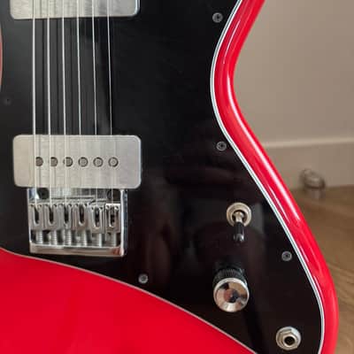 Travis Bean Steve Albini Signauture TB500 guitar in “F**k Me Red” image 3