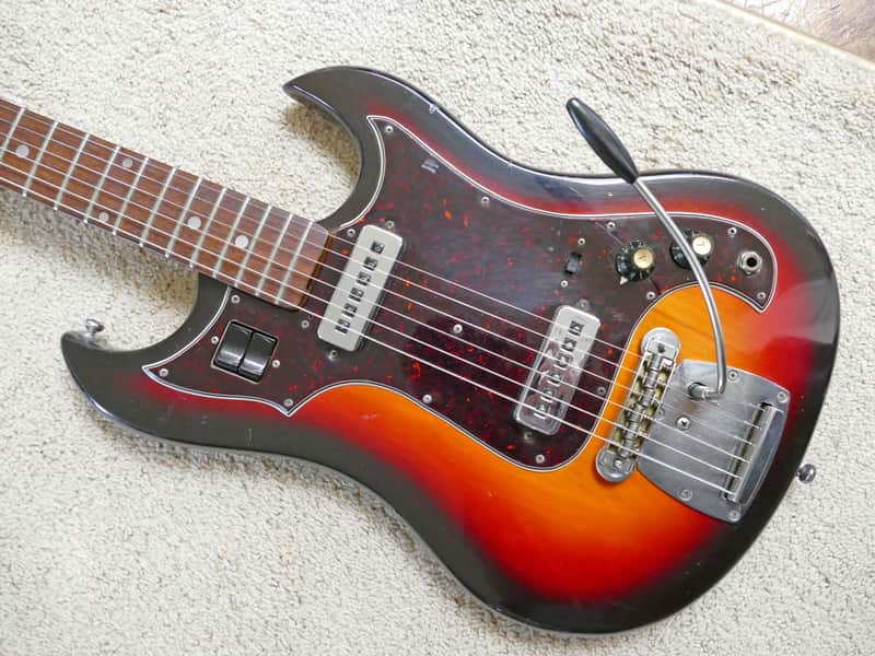 Vintage 60's Japan Conrad Bison Guitar image 1
