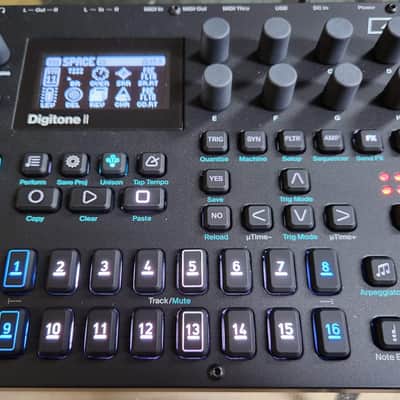 Elektron Digitone II 16-Voice Digital Synthesizer 2024 - Present - Black