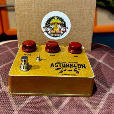 Atomic Fart Effects  ASTURKLON BOUTIQUE OVERDRIVE ( Hand Made Point to Point)  2026  - GOLD RELIC image 22