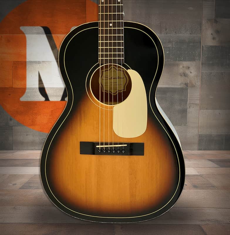 Silvertone Parlor Acoustic Electric w/Fishman Clearwave 60 - Vintage Sunburst (604EAVS) image 1
