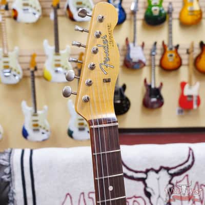 Fender Custom Shop 1962 Telecaster Custom Rosewood Slab Board Hand-Wound Pickups Heavy Relic Fiesta Red image 7