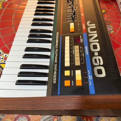 Roland Juno 60 Legendary PolySynth WITH Kenton Pro DCB to MIDI Converter 1982 image 9