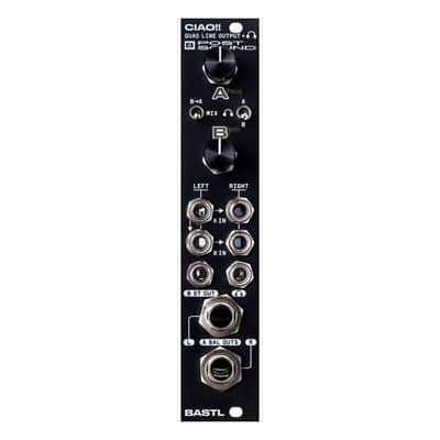 Bastl Instruments Ciao Eurorack Audio Output Module (Black) image 2