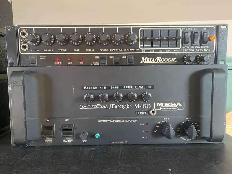 Mesa Boogie M190 D180 Modified by Mike B Custom M-190 converted to D-180 with IIC+ power section Vintage Bass or Guitar amp similar to Coliseum or Rectifier Bendinelli image 1