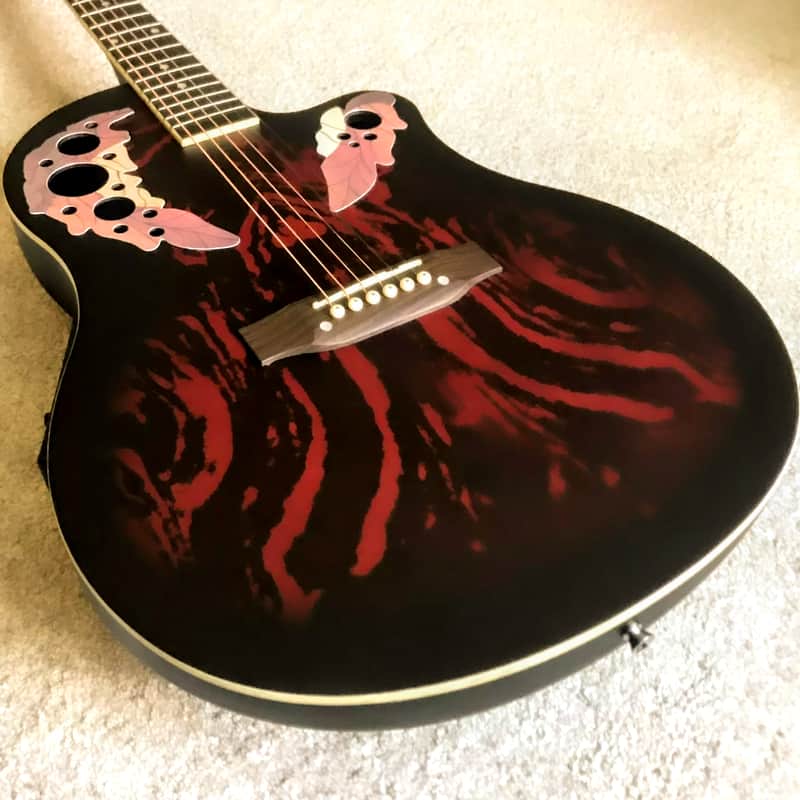 🎸"O" Style Acoustic-Electric Guitar +Soft Case / Gig Bag +Rosewood Fretboard!🎸 image 1