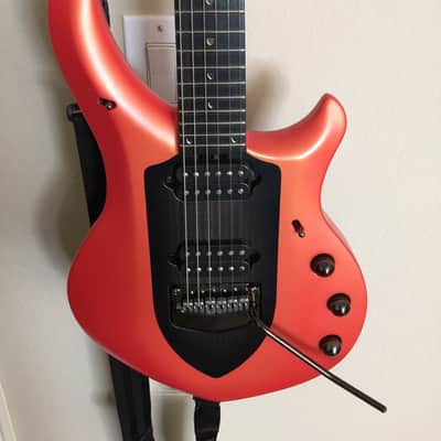 Ernie Ball Music Man Majesty 2014 Baby Blue and Tangerine Dream image 7