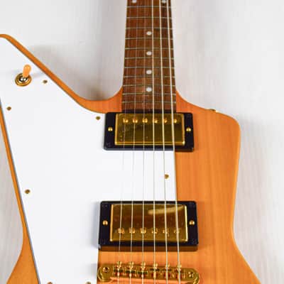 Epiphone '58 Korina Explorer Left-Handed (DEMO, Neck Repair)- Aged Natural image 2