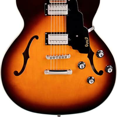 Guild Starfire I SC Semi-Hollow Electric Guitar, Rosewood Fingerboard, Antique Burst image 2