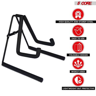 5 Core Ukulele Stand A Frame Metal Body w Soft Padded Arms Support Banjo Ukuleles Mini Guitar Violin image 7