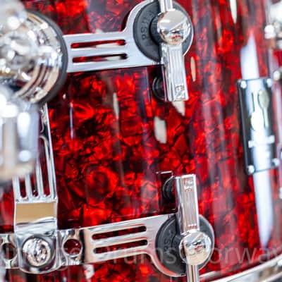 Sonor Momentum Maple Red Pearl 5pc Shell Pack – Made in Germany – New image 25