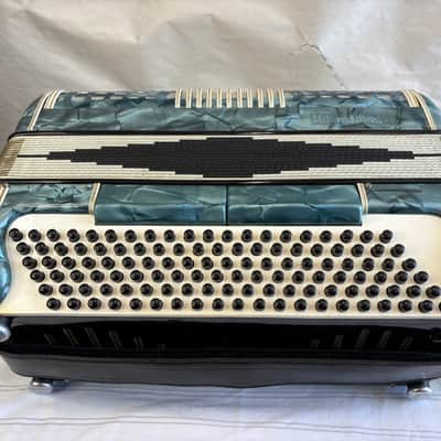 Enrico Roselli Piano Accordion, with case, excellent, Free shipping. image 4