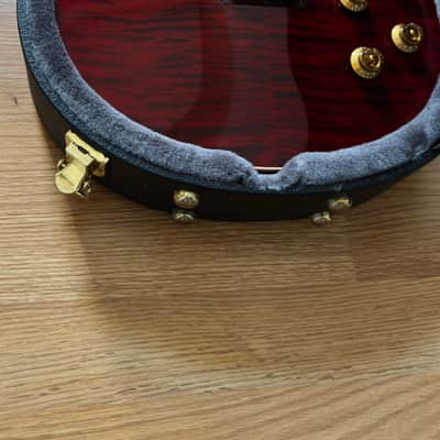 Gibson Custom Shop Alex Lifeson Rush 40th Anniversary Les Paul Axcess 2015 - Quilted Ruby Red image 3