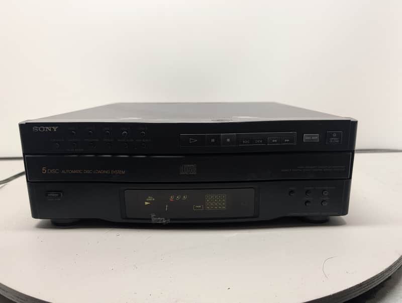 Sony CDP-C322M 5 Disc CD Changer Player Vintage HiFi Stereo Home Audio image 1