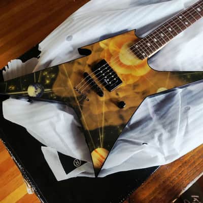 B.C. Rich Ironbird Limited Edition Body Art cosmos planets 2000s image 1