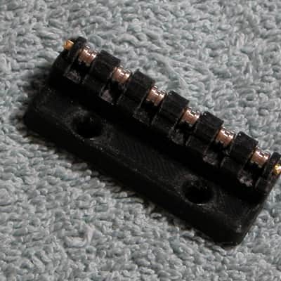Original Roller Nut for Gretsch 5700 Palm Pedals Steel Slide Lap Guitar for DIY Builds Fits to width of fretboard spacing slightly wider than the little metal nut GeorgeBoards™ image 3