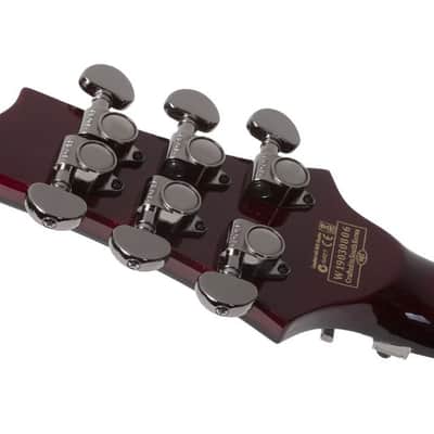 SCHECTER C-1 Hellraiser FR Electric Guitar Black Cherry Finish image 5