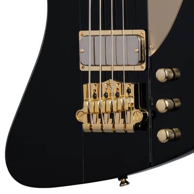 Epiphone Rex Brown Signature Thunderbird 4-String Bass w/ Hardshell Case - Ebony image 5