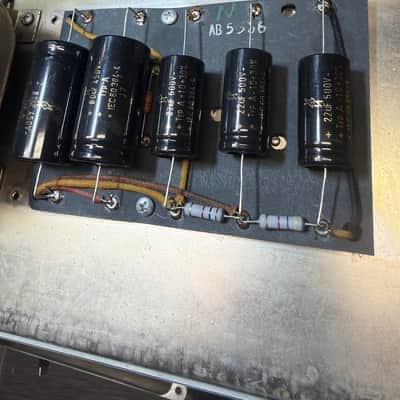 Fender Dual Showman 2-Channel 85-Watt Guitar Amp Head 1965 - Black Panel image 14