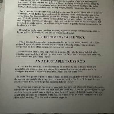 Taylor Price List & Catalog 1993 Dan Crary Koa 900 800 700 600 500 image 21