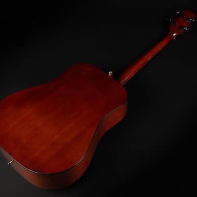 1994 K. Yairi YB-1B - Dark Brown Sunburst | Vintage 4-String Japan Acoustic Bass Pickup | OHSC image 12