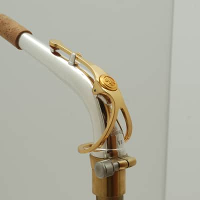 Yamaha Custom AV1S Alto Saxophone Neck, V1 Silver Plate/Gold Option image 9