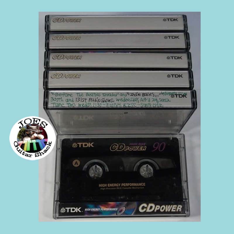 12-1990 TDK CD Power 90 Type II CRO2 High Position Cassette Tapes 90 Mins Well Stored Used Clean Tapes! image 1