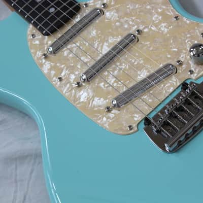 1994 Ibanez Talman TC630 Made in Japan Rare Electric Guitar - Pale Blue Finish (Daphne Blue) + Case image 6