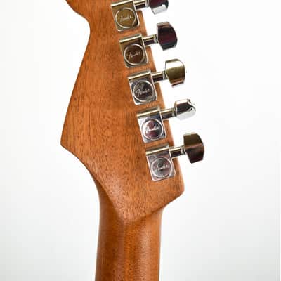 Fender American Acoustasonic Jazzmaster Bourbon Burst Acoustic Electric Guitar w/ Gig Bag image 10