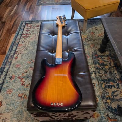 2008 Fender American Standard Precision Bass - 3-Tone Sunburst - w/Hardshell Case image 14