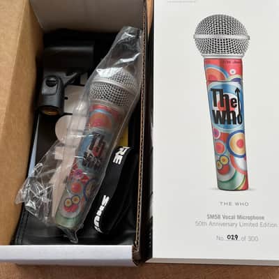 Shure Shure SM58 The Who 50th Anniversary Microphone Mic New in Box 29 of 300 image 1