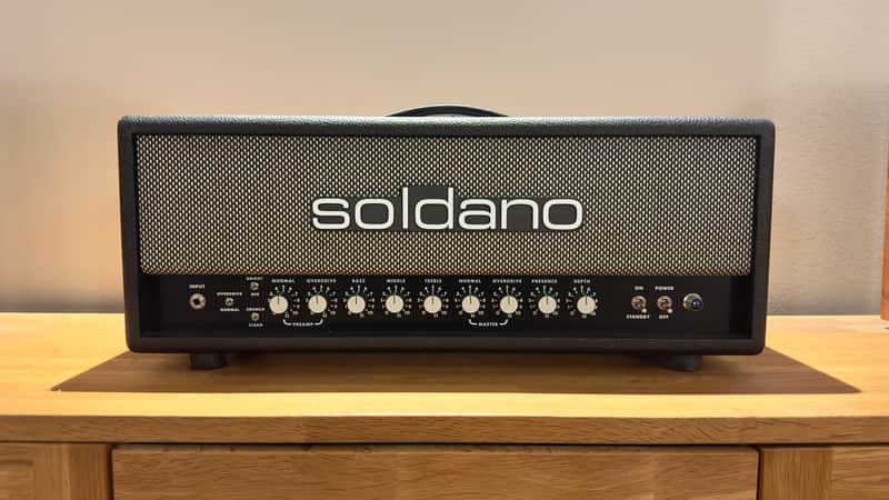 Soldano SLO-100 Custom Shop 2-Channel 100-Watt - Serial #1 - Salt & Pepper image 1