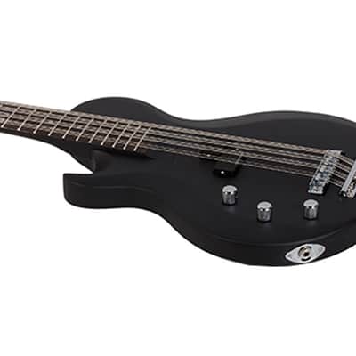 Schecter dUg Pinnick DP-12 Left Hand Solid Body Bass Guitar Ebony/Satin Black - 460 - Used image 10